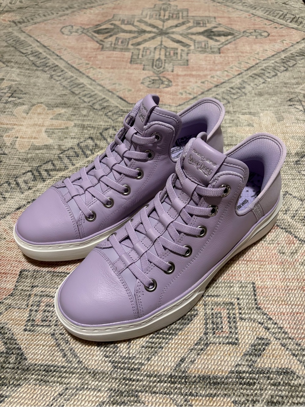 Skechers Snoop Dogg Women's Lavender slip on Sneakers